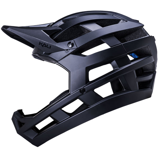Kali Invader 2.0 Full Face Enduro Helmet, L/XXL, Black
