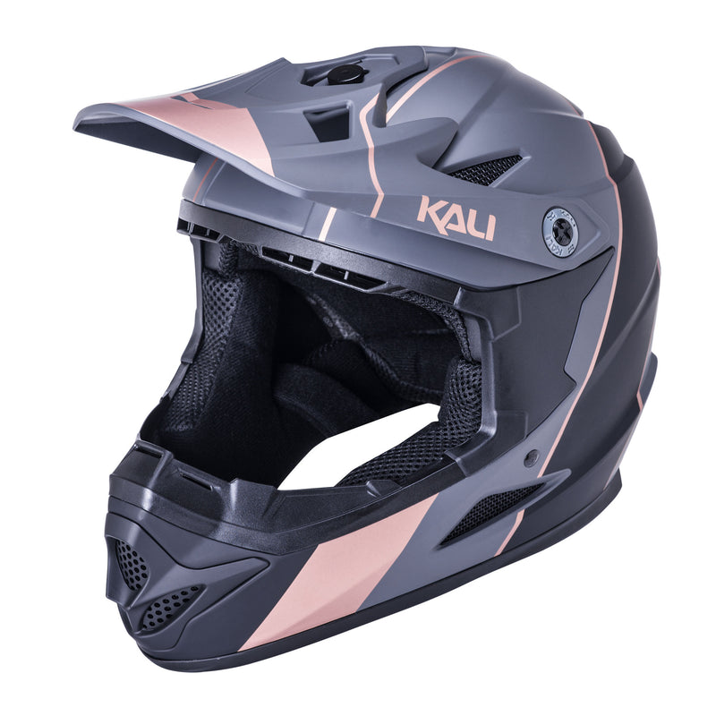 Load image into Gallery viewer, Kali-Zoka-Stripe-L-Full-Face-Black-HLMT8053-Bicycle-Helmets
