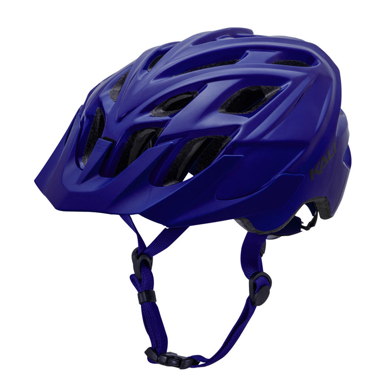 Load image into Gallery viewer, Kali-Protectives-Chakra-Solo-L-XL-Visor-Blue-HLMT8090-Bicycle-Helmets
