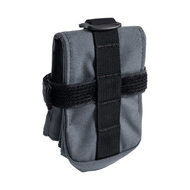 Load image into Gallery viewer, Snek Roll Top Saddle and Frame Bag - Charcoal
