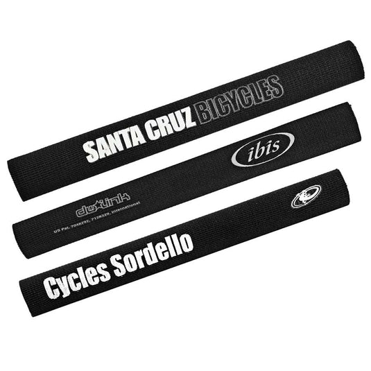Lizard Skins Custom Chainstay Protector Black/White Print Min. 25 Drop Ship Only