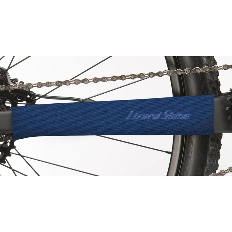 Load image into Gallery viewer, Lizard Skins Neoprene Chainstay Protector Medium Blue Non Slip Prevents Damage
