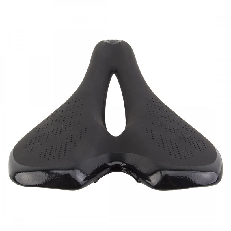 Load image into Gallery viewer, Origin8 Throne Flo Air Foam Unisex Black Short And Wide Saddle Shape
