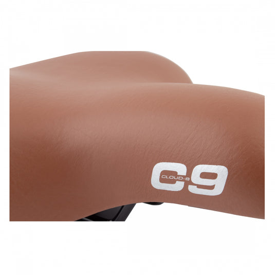 Cloud-9 Unisex Bicycle Comfort Seat - Brown Steel Rails Emerald Cover