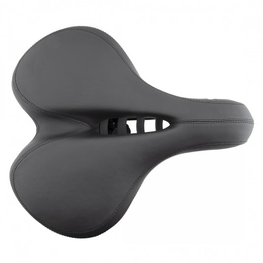 Cloud-9 Unisex Bicycle Comfort Seat - Black Emarald Cover Steel Rails