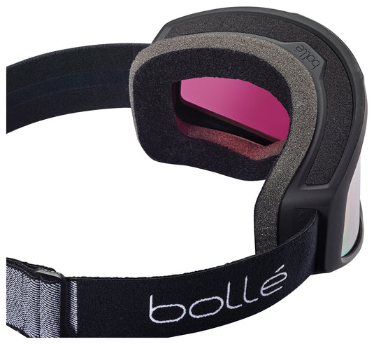 Bolle Bedrock Plus Black Matte Sunglasses with Rose Gold Lenses