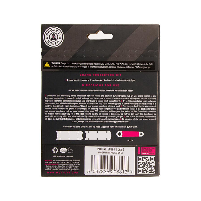 Load image into Gallery viewer, Muc-Off Crank Protection Kit - 2-Piece Kit, Camo
