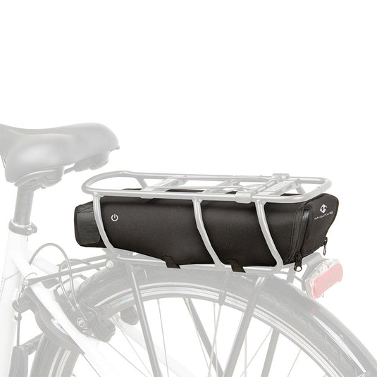 M-Wave E-Protect Carrier Rear Carrier Battery, Black