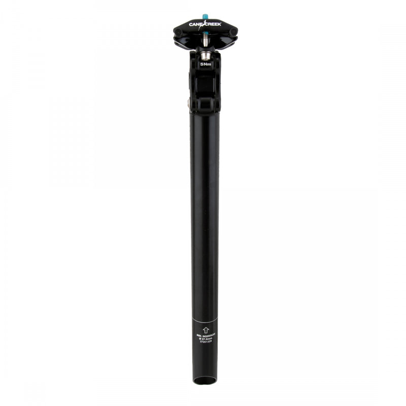 Load image into Gallery viewer, Cane Creek eeSilk Suspension Seatpost - Alloy, 27.2 x 375mm, 20mm Travel, Black
