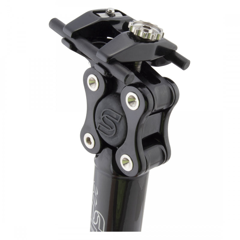 Load image into Gallery viewer, Cane Creek eeSilk Suspension Seatpost - Carbon, 27.2 x 350mm, 20mm Travel, Black
