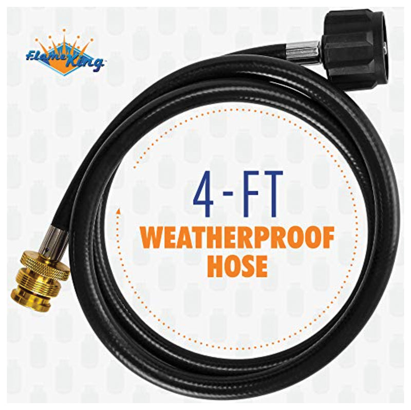 Load image into Gallery viewer, Flame King 1lb To 20lb Converter Hose 4ft
