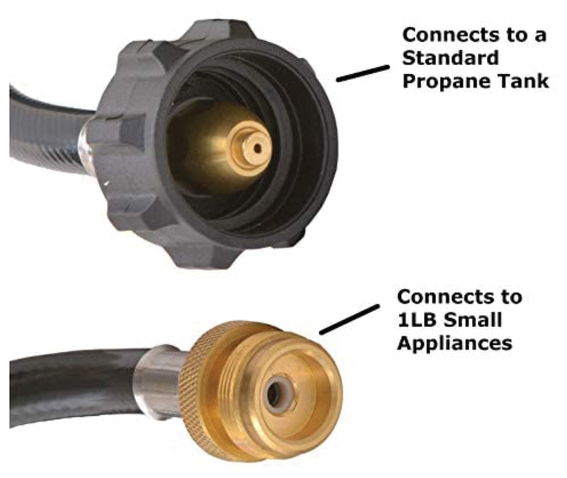 Load image into Gallery viewer, Flame King 1lb To 20lb Converter Hose 4ft
