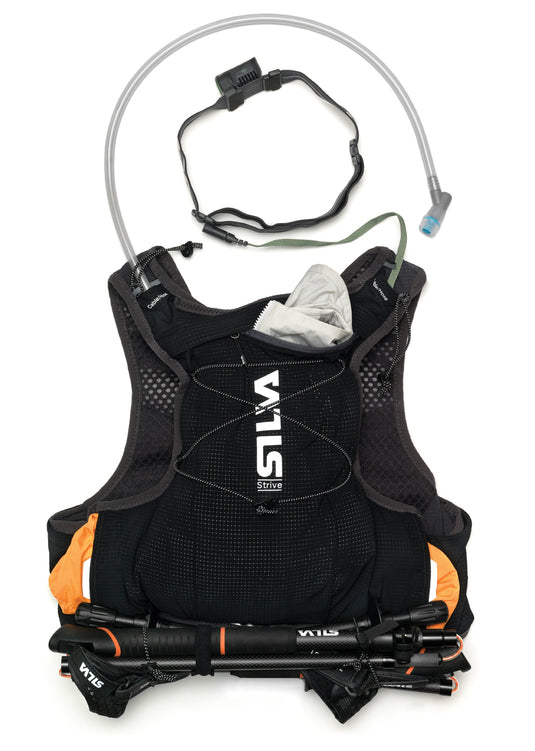 Silva Strive 10 Vest XS in Sleek Black - Stay Active in Style!