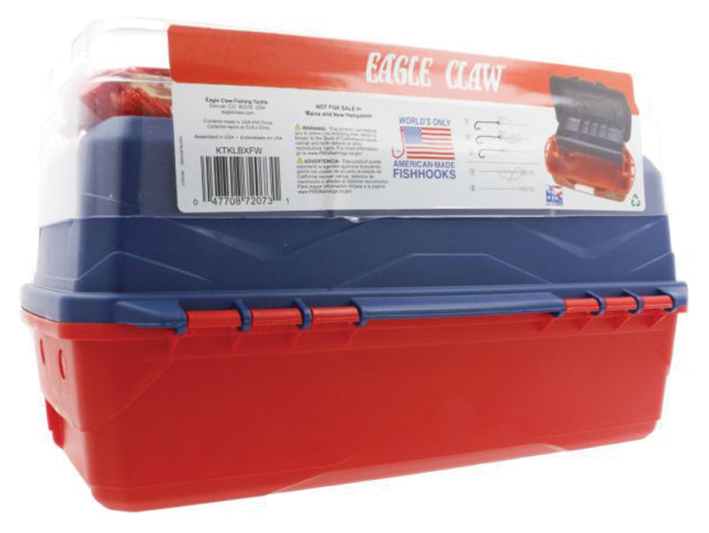 Load image into Gallery viewer, Eagle Claw Go Fish Extreme Tackle Box Kit: The Ultimate Fishing Companion for Anglers!
