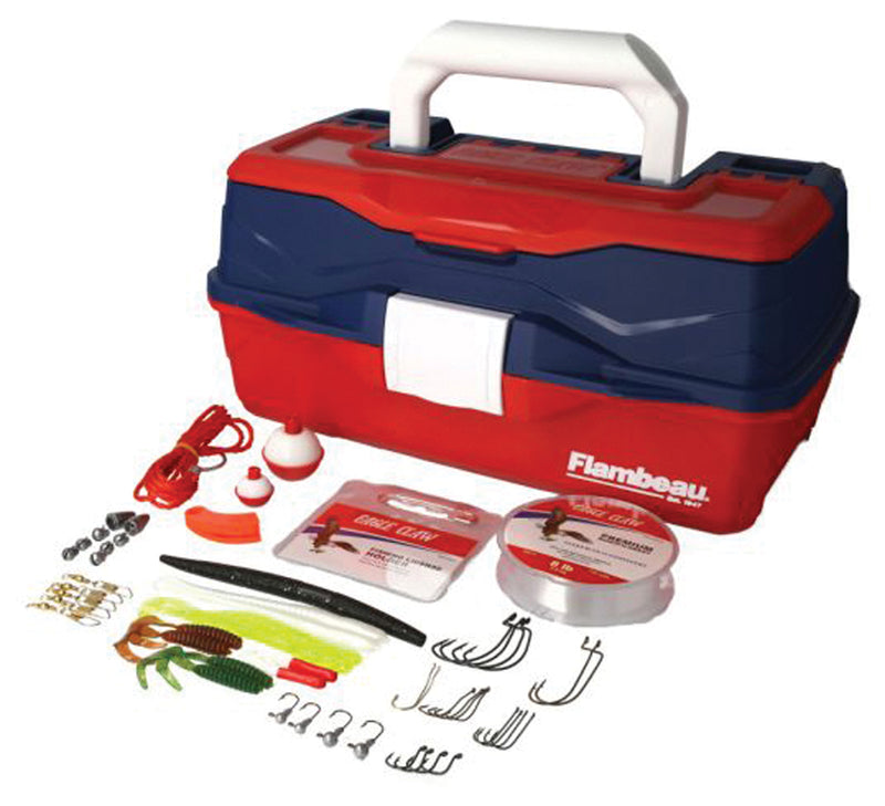 Load image into Gallery viewer, Eagle Claw Go Fish Extreme Tackle Box Kit: The Ultimate Fishing Companion for Anglers!
