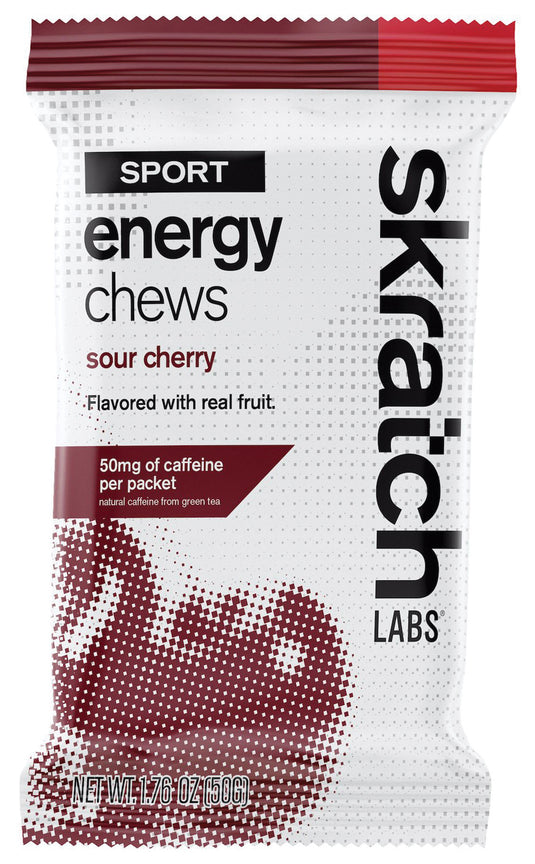 Skratch Labs Skratch Labs Sport Chews Sport Chews Sour Cherry Caf Energy Chews