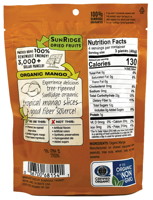 Sunridge Farms Organic Mango Slices - Naturally Sweet and Organic!
