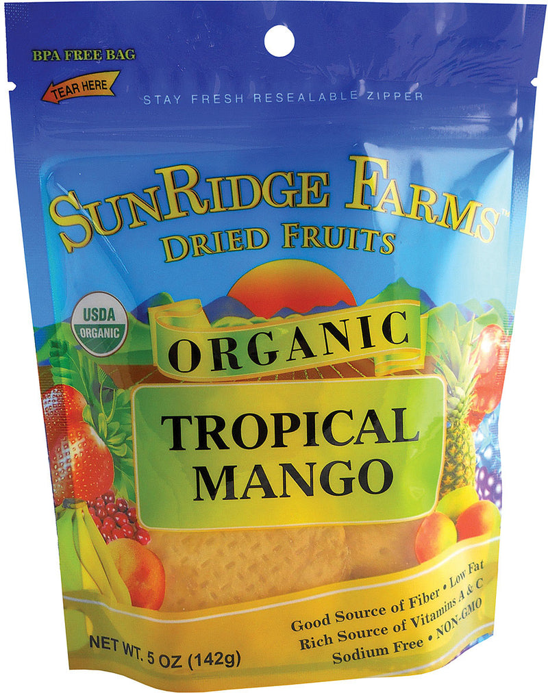 Load image into Gallery viewer, Sunridge Farms Organic Mango Slices - Naturally Sweet and Organic!
