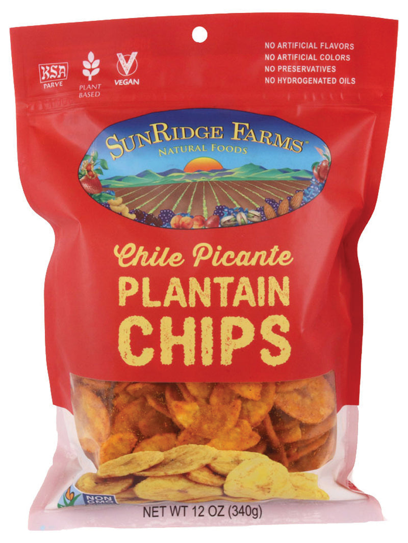 Load image into Gallery viewer, Sunridge Farms Spicy Chile Picante Plantain Chips - A Fiery Twist on a Classic Snack!
