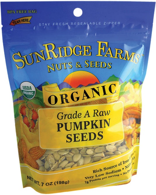 Sunridge Farms Organic Pumpkin Seeds - Nutrient-Rich Snack
