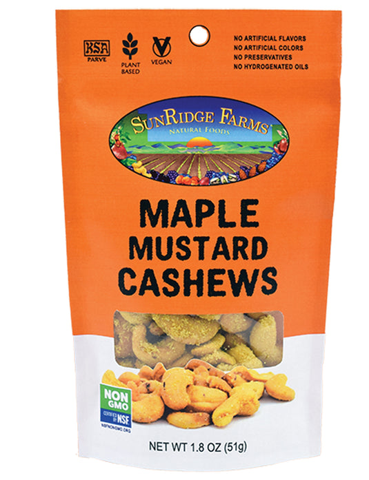 Sunridge Farms Maple Mustard Cashews: A Sweet and Savory Snack Delight!