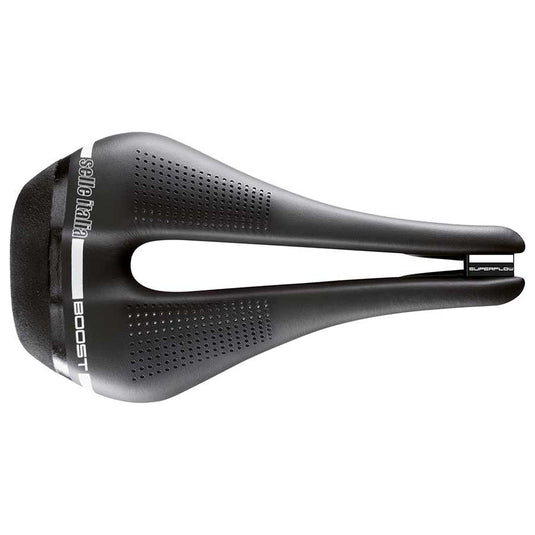 Selle Italia Novus Boost Superflow, Saddle, 256 x 135mm, 240g, Black