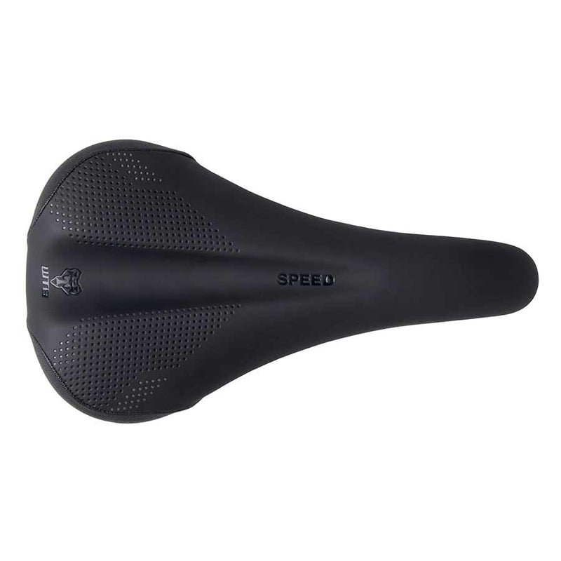 Load image into Gallery viewer, WTB Comfort Saddle - Black 255mm Width Steel Rails Lightweight Padding
