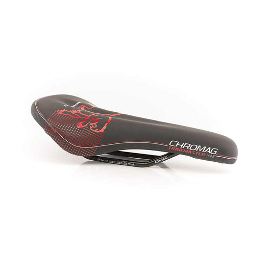 Chromag Trailmaster DT Saddle, 280 x 135mm, 305g, Black/Red