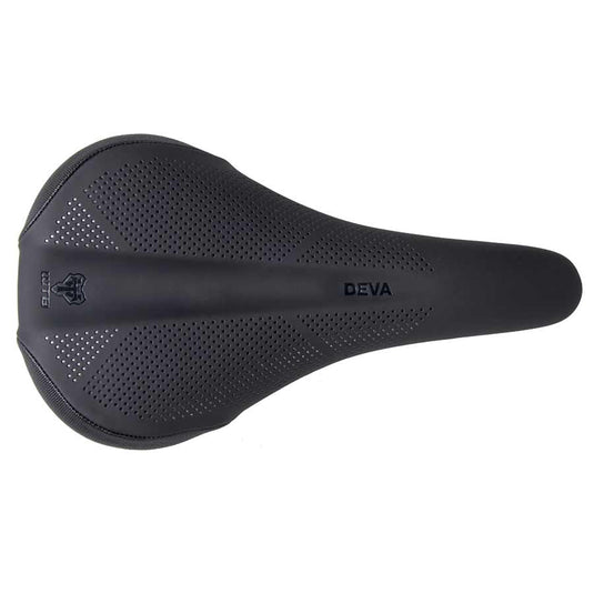 WTB Deva Saddle - Black 260mm Width Steel Rails Lightweight Padding
