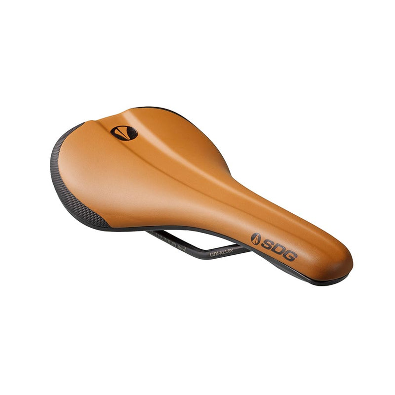 Load image into Gallery viewer, SDG Components Bel-Air V3 Lux-Alloy, Saddle, 260 x 140mm, Unisex, 236g, Brown/Black
