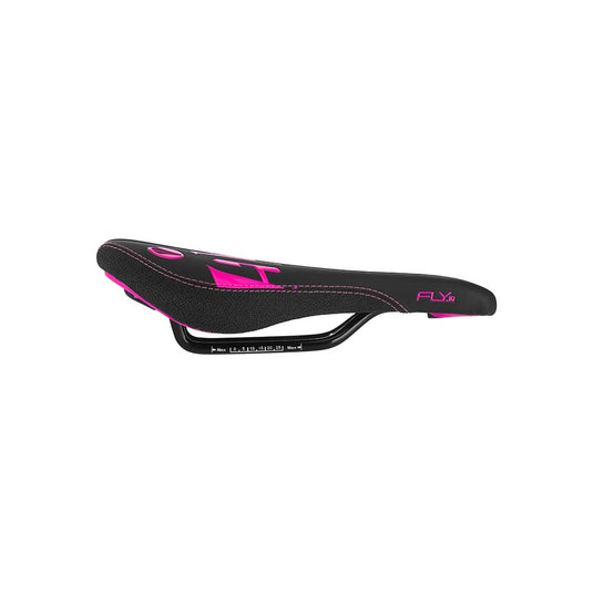 SDG Components Fly Jr Saddle, 235 x 122mm, Unisex, 270g, Black/Neon Pink
