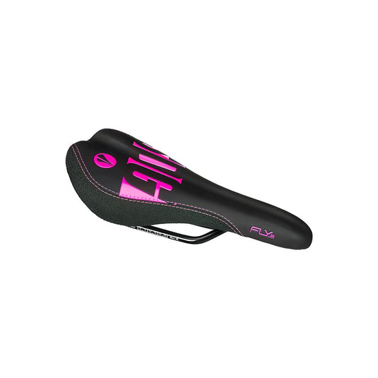 SDG Components Fly Jr Saddle, 235 x 122mm, Unisex, 270g, Black/Neon Pink