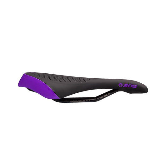 SDG Components Allure V2 Lux-Alloy, Saddle, 265 x 143mm, Women, 255g, Purple