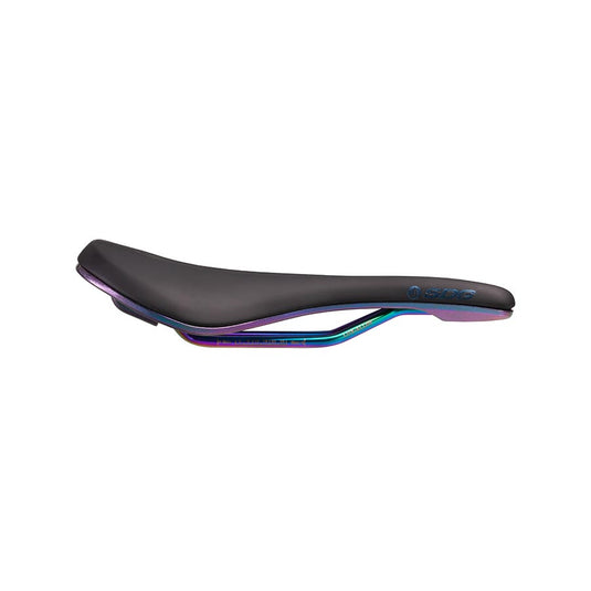 SDG Bel-Air V3 Overland Saddle - PVD Coated Lux-Alloy, Black/Oil-Slick, Limited Edition Fuel