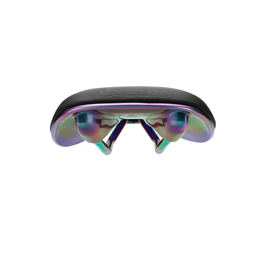 SDG Bel-Air V3 Overland Saddle - PVD Coated Lux-Alloy, Black/Oil-Slick, Limited Edition Fuel