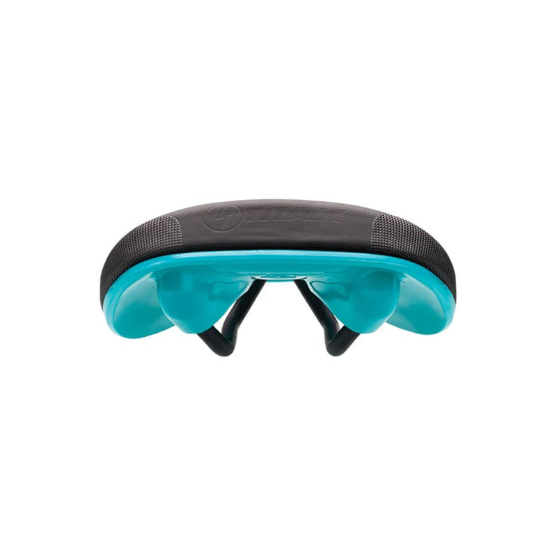 Load image into Gallery viewer, SDG Components Bel-Air V3 MAX, Saddle, 260 x 140mm, Unisex, 255g, Black/Turquoise
