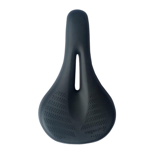 Megasoft S155 Sport Saddle 265 x 155mm, Unisex, 345g, Black