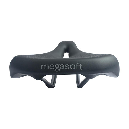 Megasoft S155 Sport Saddle 265 x 155mm, Unisex, 345g, Black