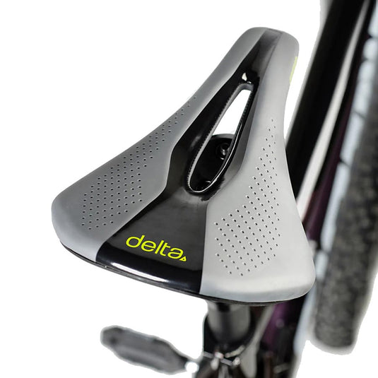 Delta Comfort Race Shorty Saddle - Grey 160mm Width Lightweight PU Foam