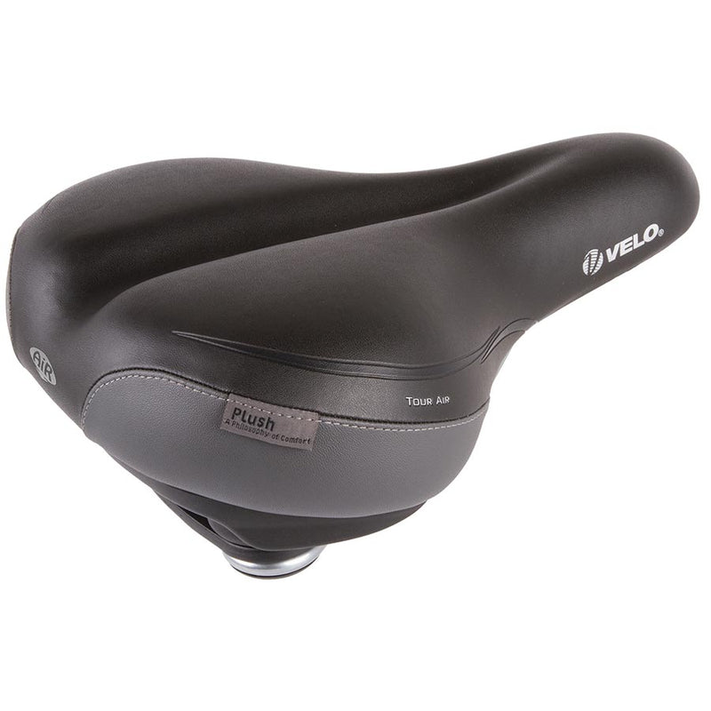 Load image into Gallery viewer, Velo Tour Air Comfort Saddle, 272 x 210mm, 665g, Black
