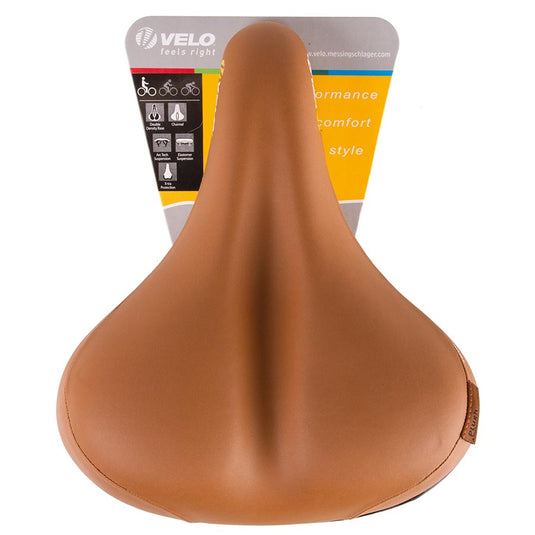 Velo Tour ELA X Comfort Saddle, 260 x 220mm, 847g, Brown