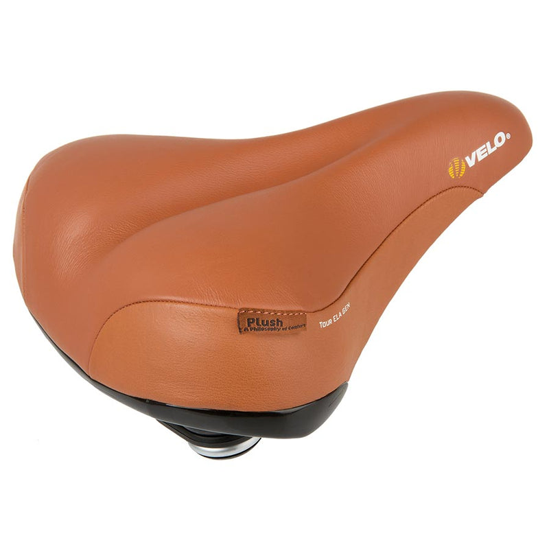Load image into Gallery viewer, Velo Tour ELA Gen Comfort Saddle, 264 x 220mm, 867g, Brown
