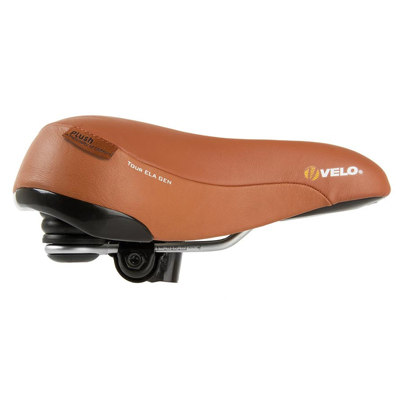 Load image into Gallery viewer, Velo Tour ELA Gen Comfort Saddle, 264 x 220mm, 867g, Brown
