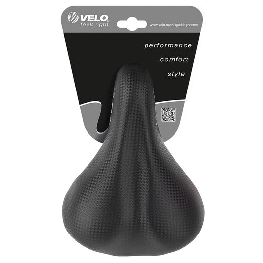 Velo Child Comfort Saddle 206 x 153mm, Black