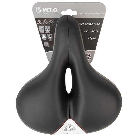 Velo Newport Gemini Saddle 245 x 212mm, 685g, Black