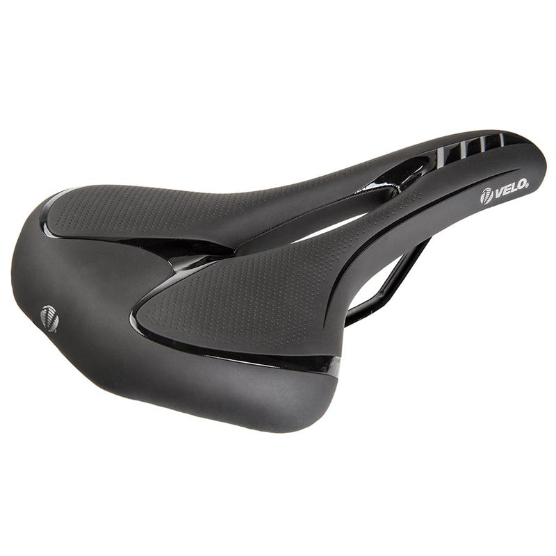Load image into Gallery viewer, Velo Fit Athlete FC Saddle 277 x 163mm, 335g, Black
