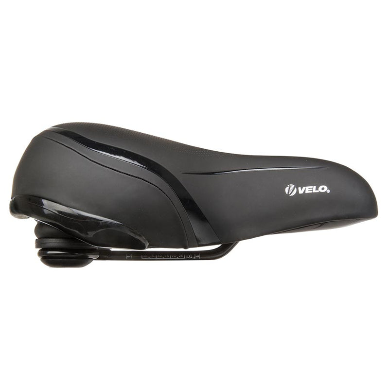 Load image into Gallery viewer, Velo Fit B-Town Saddle 263 x 216mm, 719g, Black
