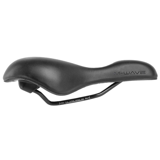 M-Wave Tour IV Saddle 260 x 186mm, 451g, Black