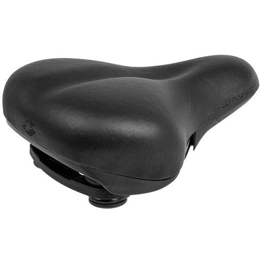 M-Wave Elast City Saddle 265 x 200mm, Black