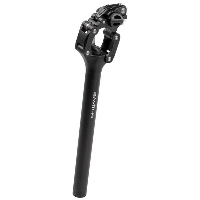 Load image into Gallery viewer, M-Wave Fourspring Vario Suspension Seatpost, 30.9mm, 350mm, Travel: 20mm, Black
